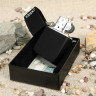 Zippo Classic 218ZL, матовая чёрная, с бензином